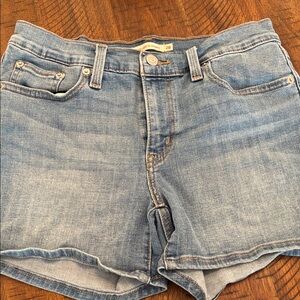 Levi's Blue Jean Shorts for Women